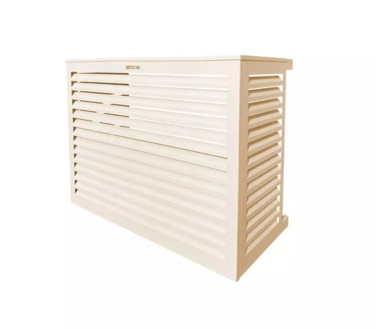 Cache Clim ALU blanc crème (RAL 9001) DÉCOCLIM