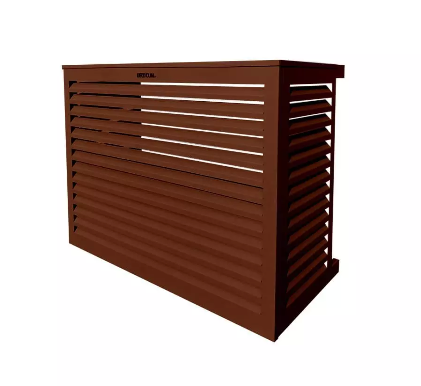 Cache Clim ALU Brun rouge (RAL 8012) DÉCOCLIM