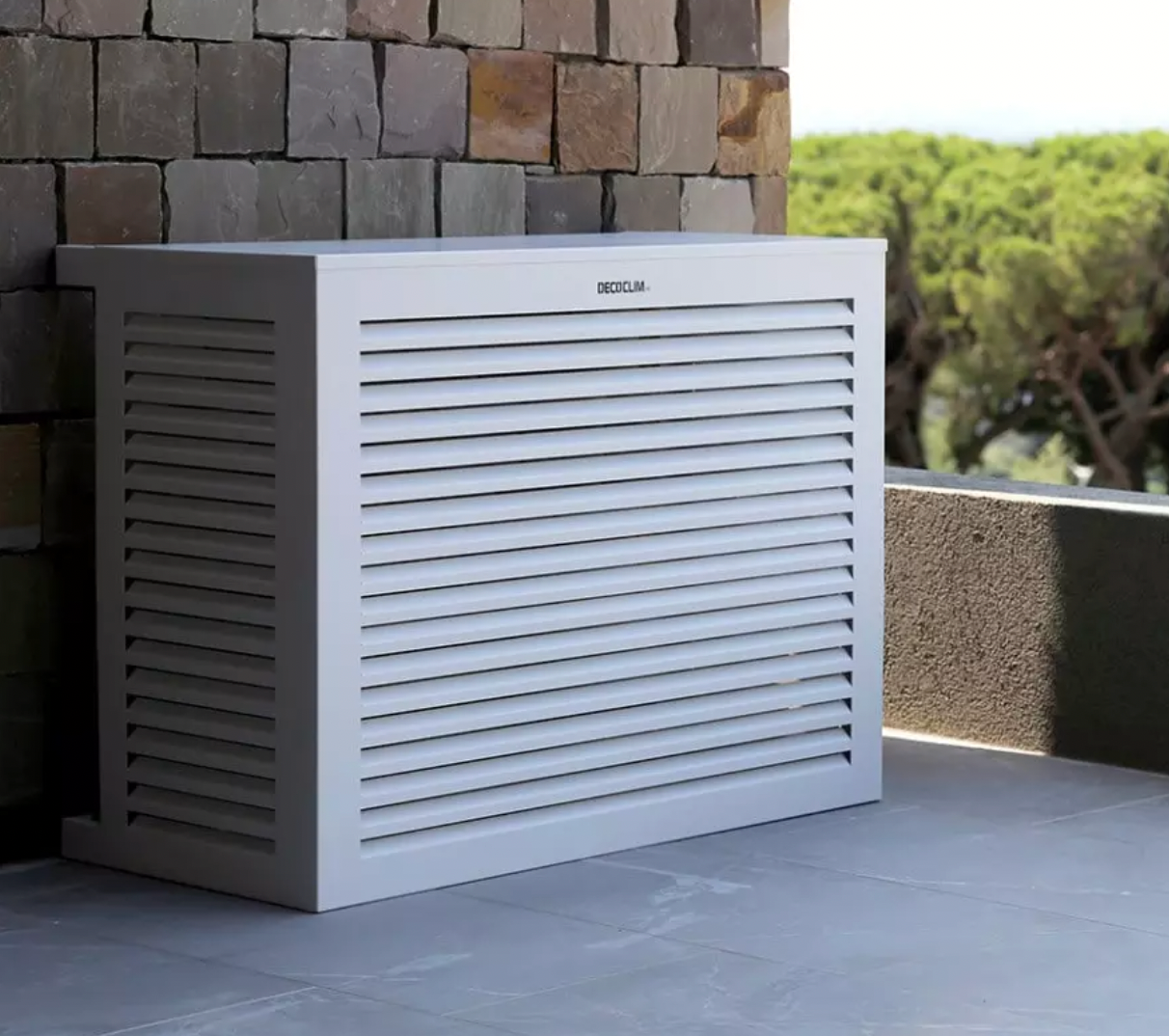 Cache Clim ALU blanc (RAL 9010) DÉCOCLIM