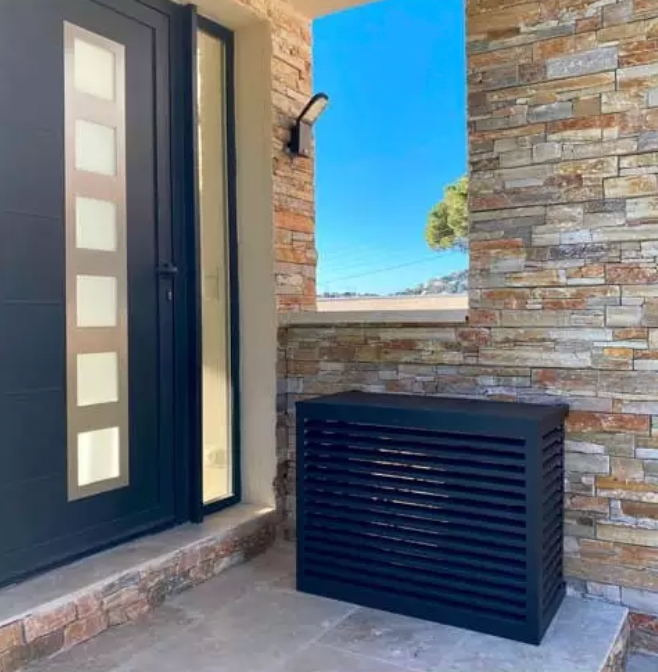 Cache Clim ALU gris anthracite (RAL 7016) DÉCOCLIM