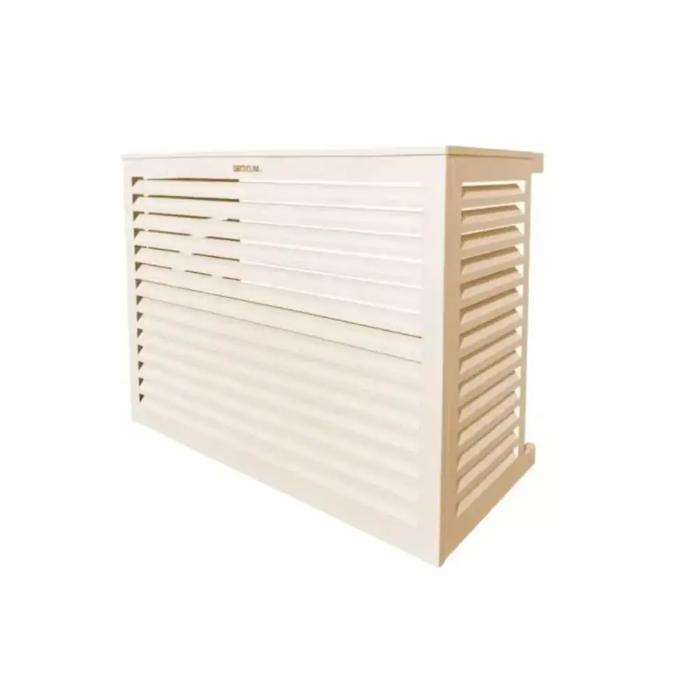 Cache Clim ALU blanc crème (RAL 9001) DÉCOCLIM 123spa