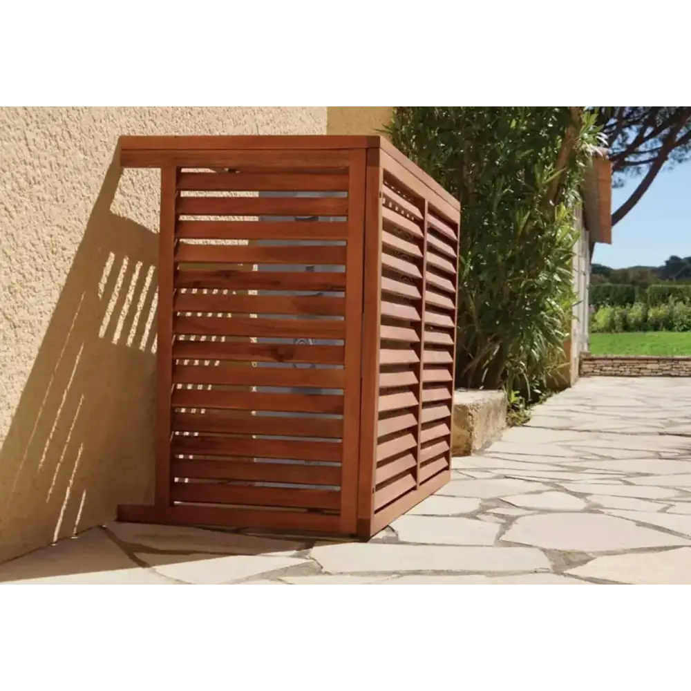 Cache Clim BOIS (Eucalyptus d'Amérique du sud traité) DÉCOCLIM 123spa