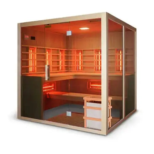 Sauna combiné finlandais/infrarouge PHEBUS 5-6 places 123spa