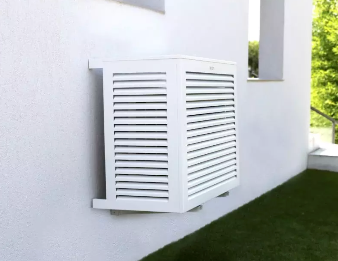 Cache Clim ALU Ivoire clair (RAL 1015) DÉCOCLIM