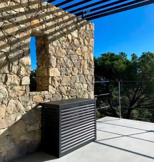 Cache Clim ALU Ivoire clair (RAL 1015) DÉCOCLIM