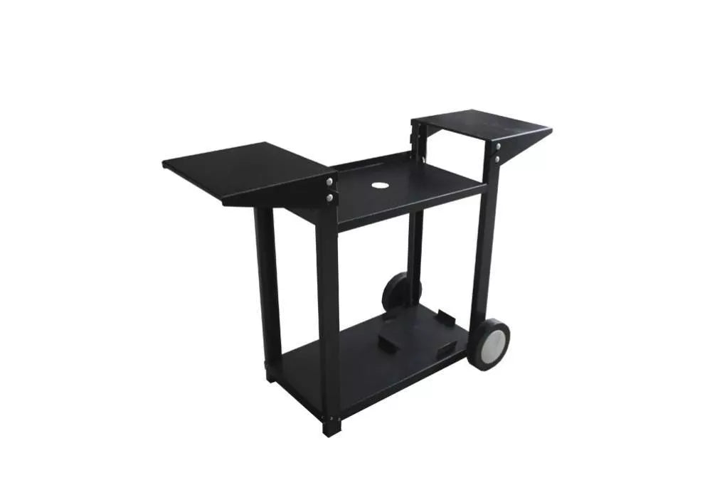 DESSERTE POUR PLANCHA GAZ 2 FEUX EPOXY NOIR