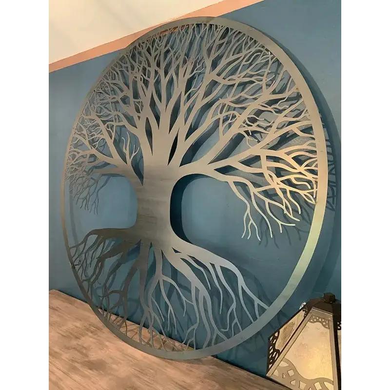 Arbre de vie en acier brut  123spa