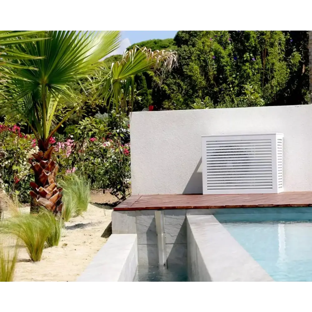 Cache Clim ALU blanc (RAL 9010) DÉCOCLIM  123spa