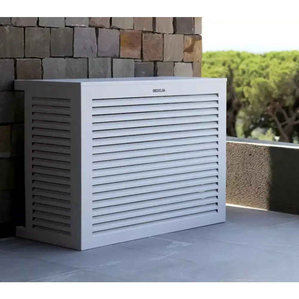 Cache Clim ALU blanc (RAL 9010) DÉCOCLIM  123spa