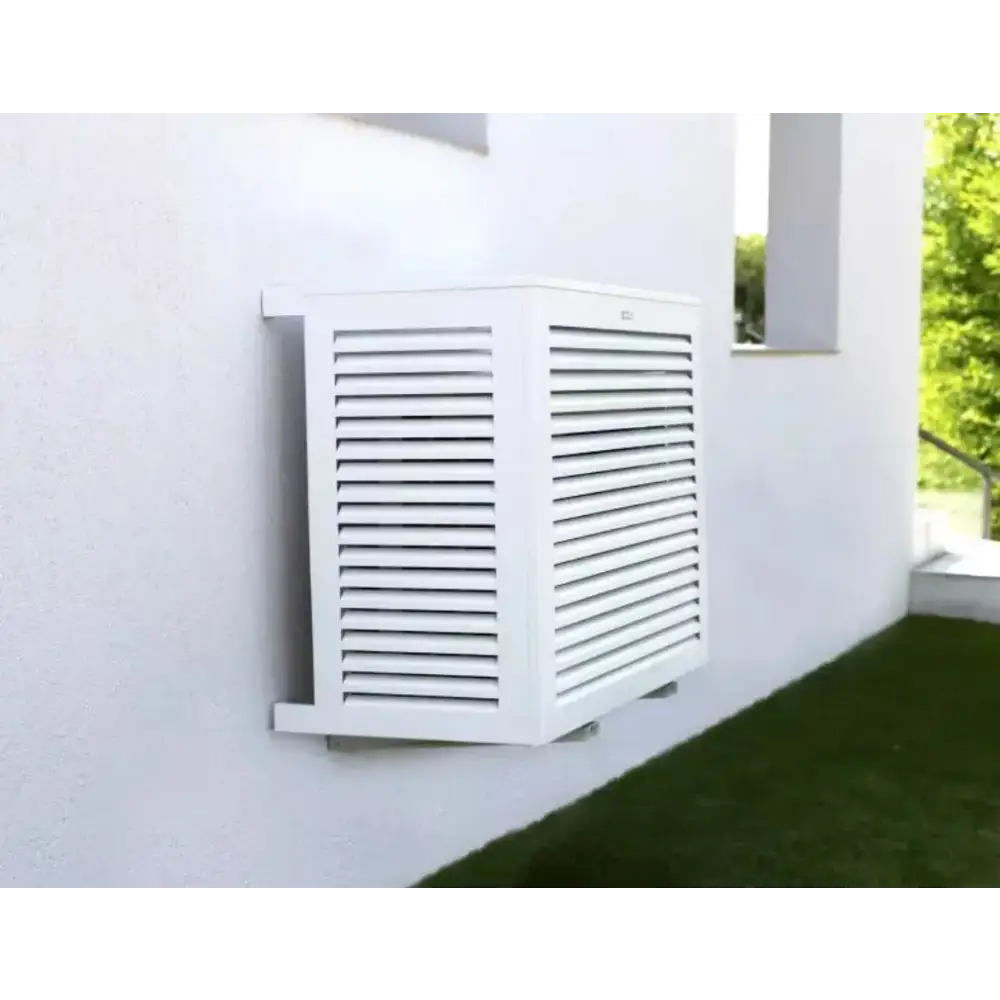 Cache Clim ALU Brun rouge (RAL 8012) DÉCOCLIM  123spa