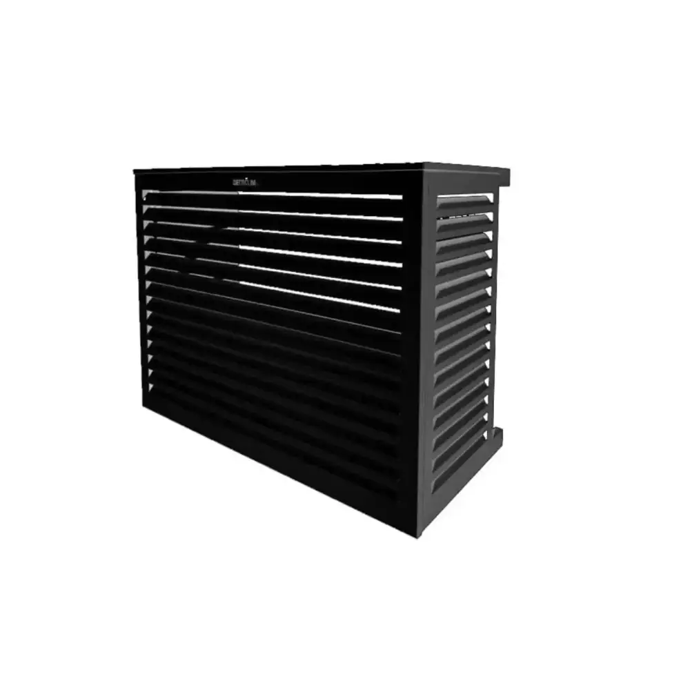 Cache Clim ALU Noir foncé (RAL 9005) DÉCOCLIM  123spa