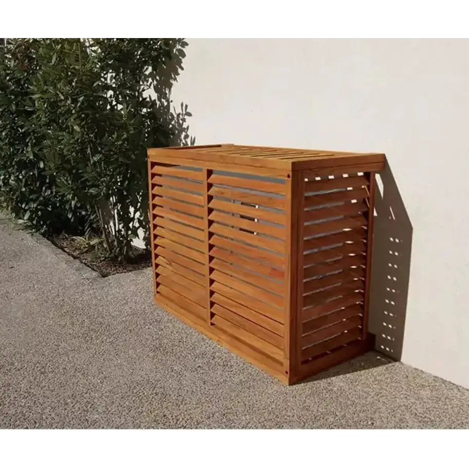 Cache Clim BOIS (Eucalyptus d'Amérique du sud traité) DÉCOCLIM  123spa