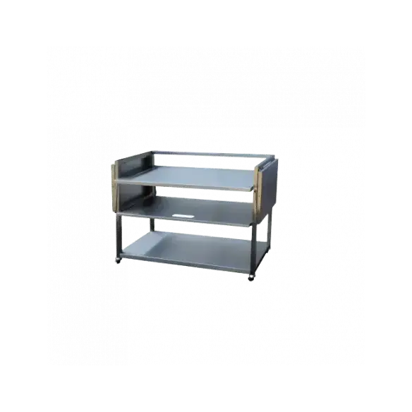 DESSERTE POUR PLANCHA GAZ 4 FEUX LAGOA TOUT INOX  123spa