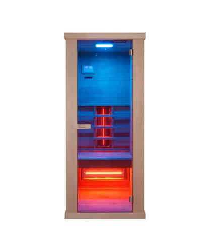 sauna infrarouge bleu