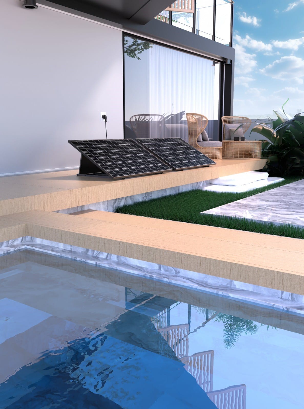 Kit panneau solaire Plug and Play - 1 panneau 400Wc