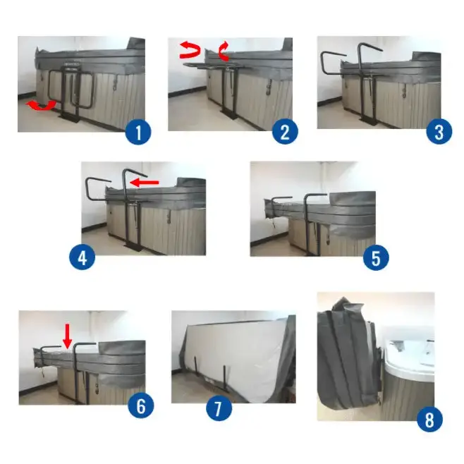 Lève couverture pour spa - À poser  123spa