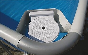 Kit piscine EASY-3 rectangulaire 11 Kit piscine EASY angle skimmer