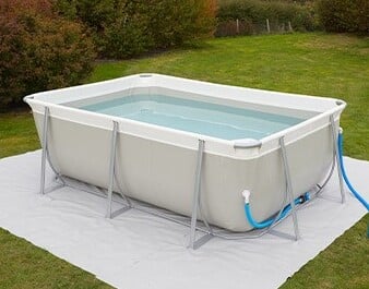 Kit piscine EASY-3 rectangulaire 10 Kit piscine EASY vue cote