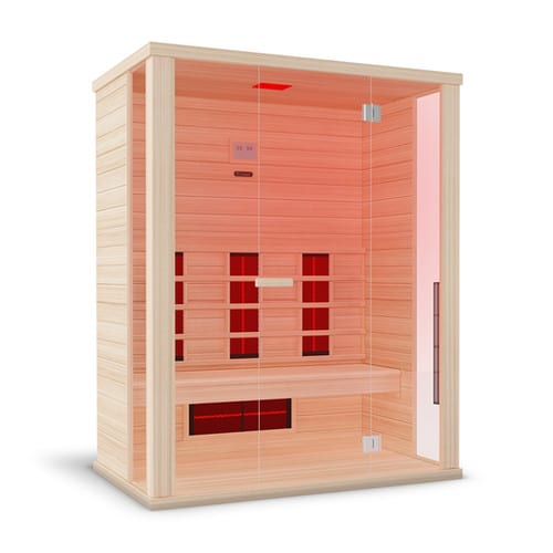 Sauna infrarouge PÉGASE 3 places 16 file